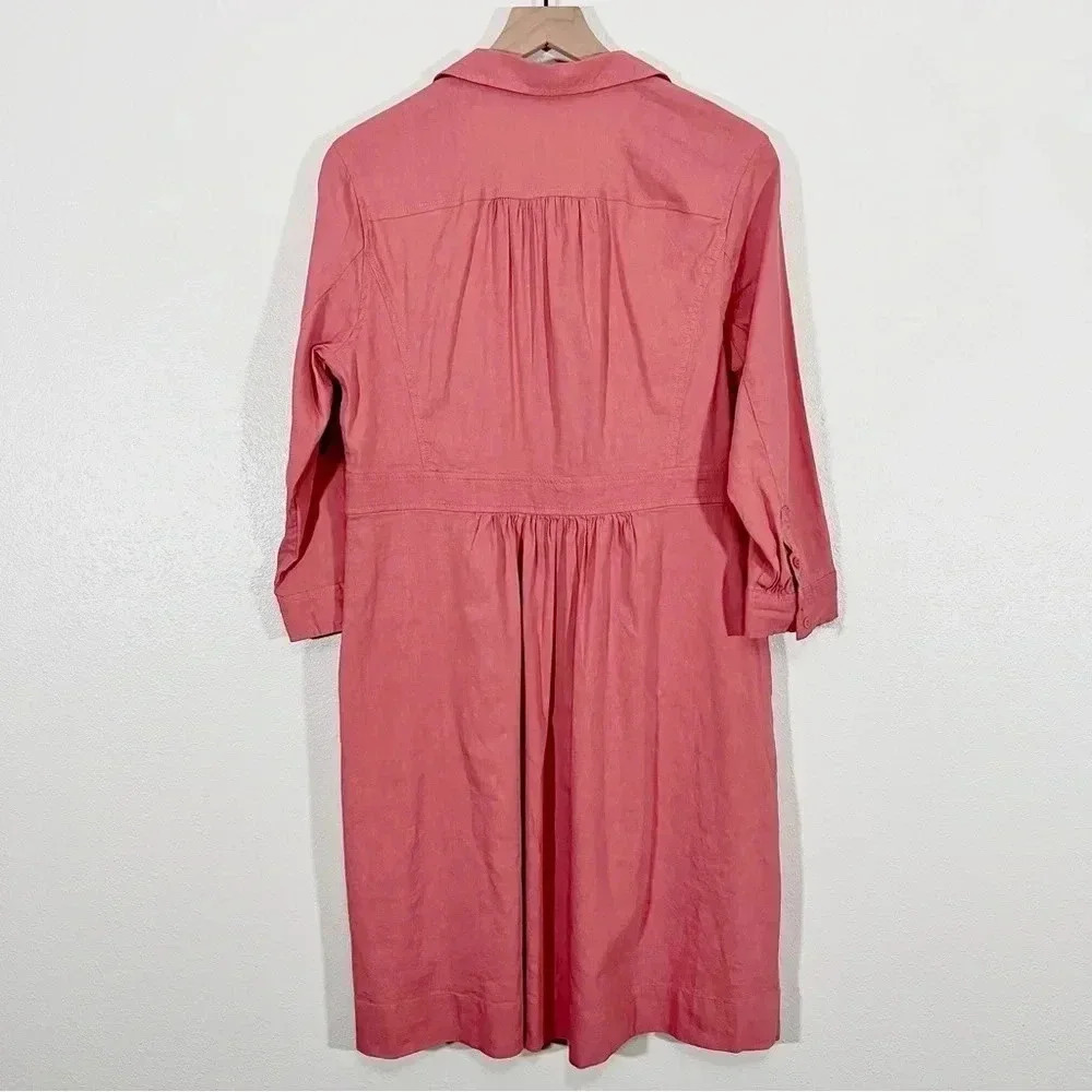 NWT Eileen Fisher Organic Linen Dress - Picture 3 of 9